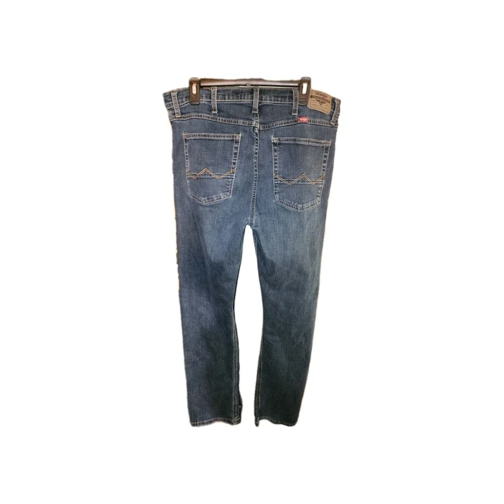 Wrangler Men's western Jeans 36x32 Blue, Slim Fit, Straight